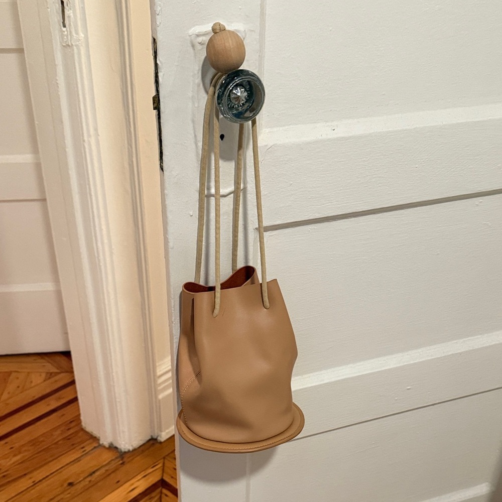 Leather Bucket Bag